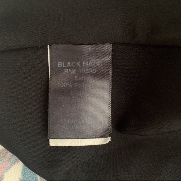 Black Halo Penelope Floral Off the Shoulder Ruffle Mini Dress Sz 6 Pink - Picture 7 of 7